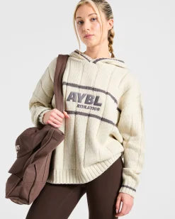Athletics Oversized Knitted Hoodie