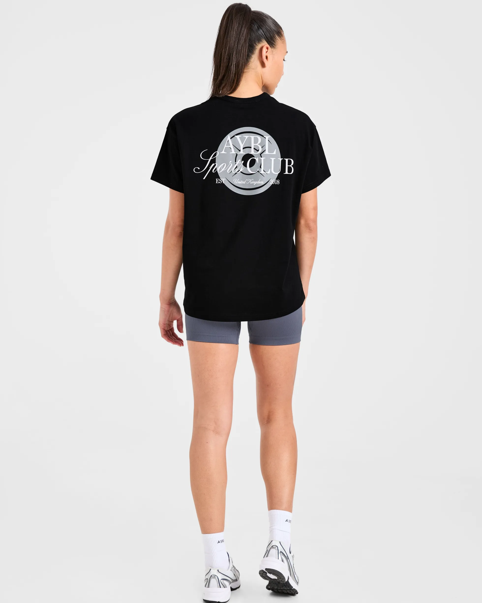 AYBL Sports Club Script Oversized T Shirt