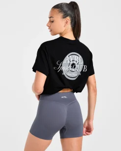 AYBL Sports Club Script Oversized T Shirt