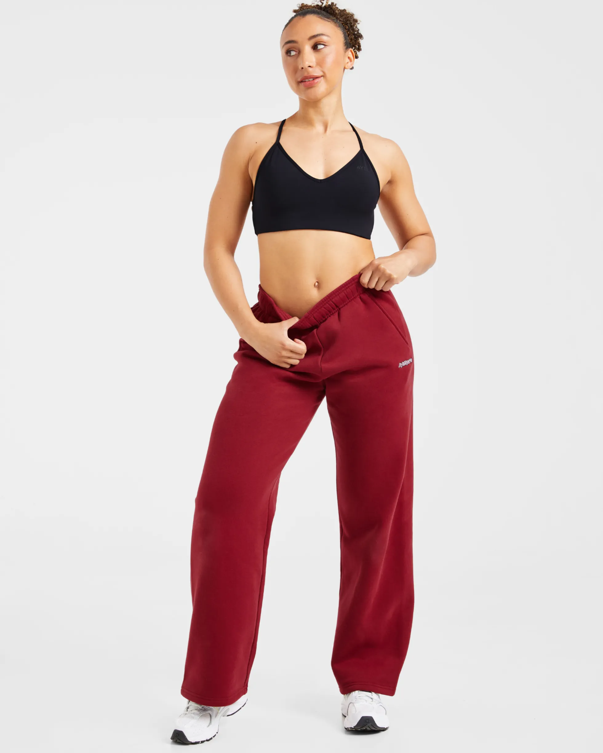 AYBL Sports Outline Oversized Straight Leg Joggers