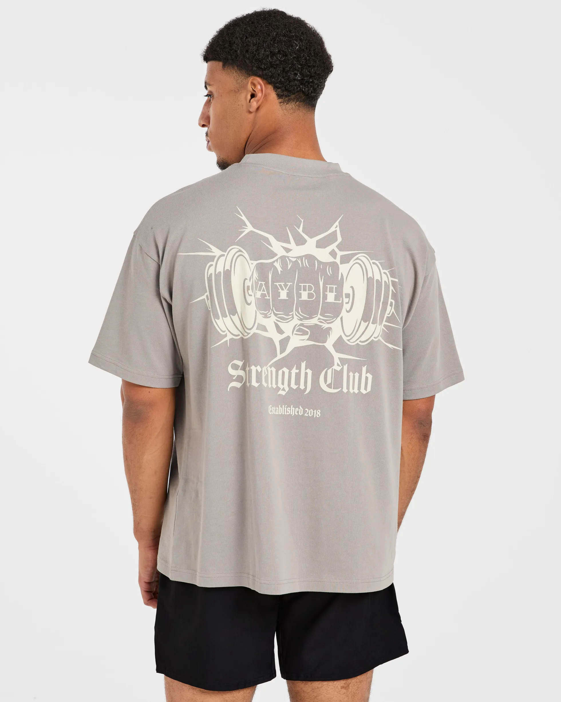 AYBL Strength Club Oversized T Shirt