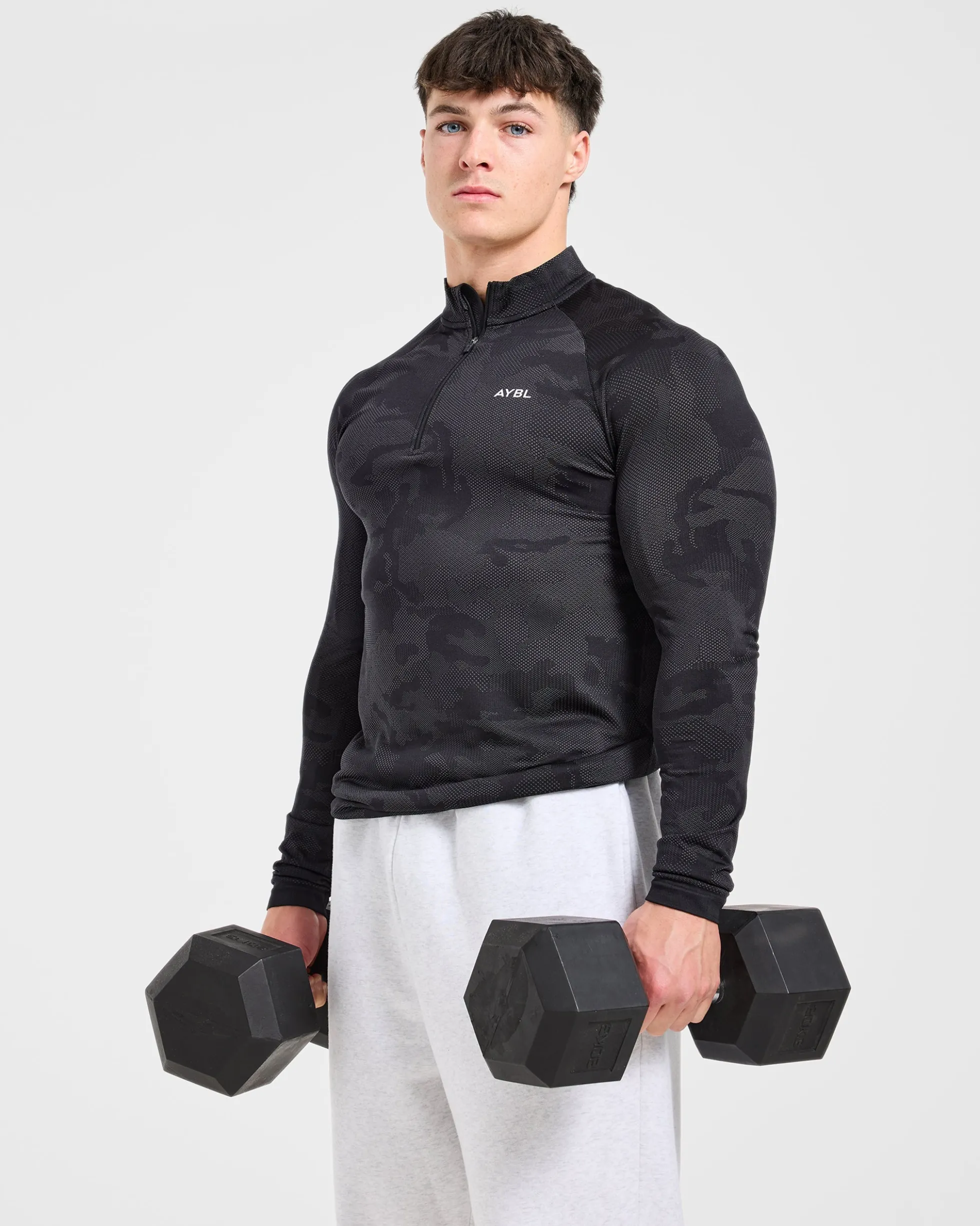 Camo Seamless 1/4 Zip Pullover