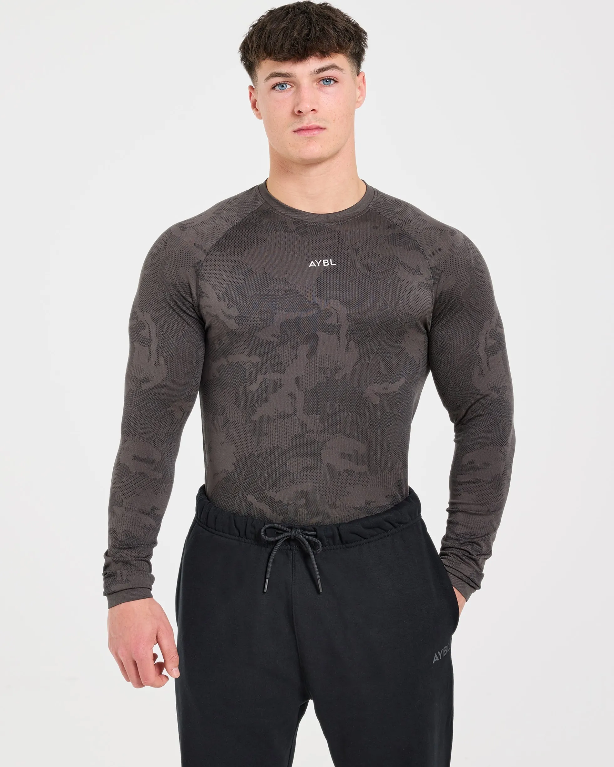 Camo Seamless Long Sleeve T Shirt