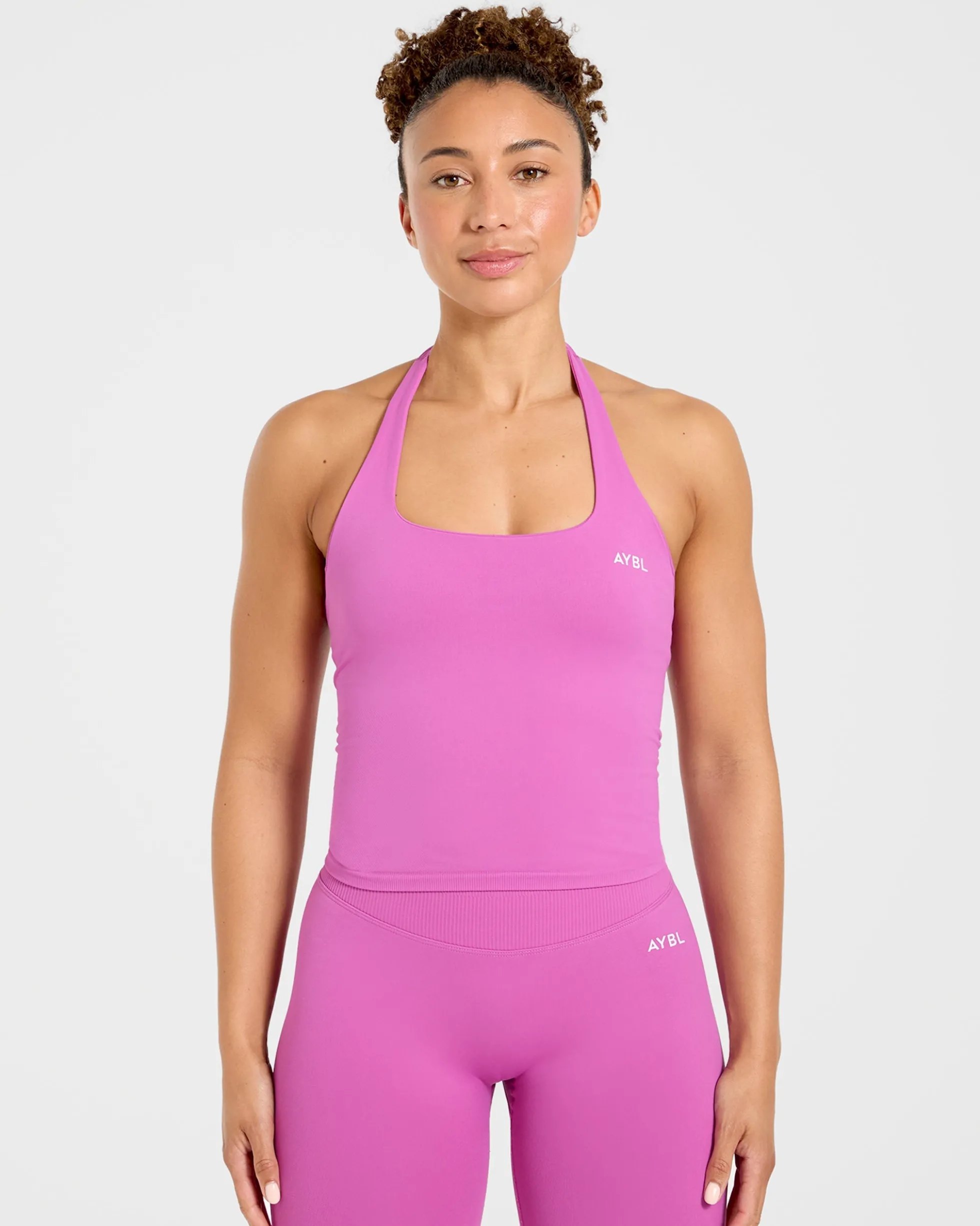 Enhance Seamless Halterneck Top