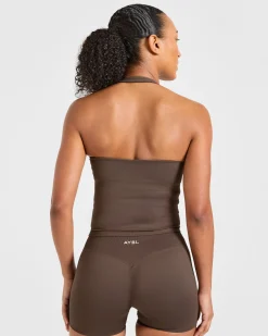 Enhance Seamless Halterneck Top