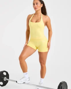 Enhance Seamless Halterneck Top
