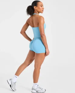 Enhance Seamless Halterneck Top