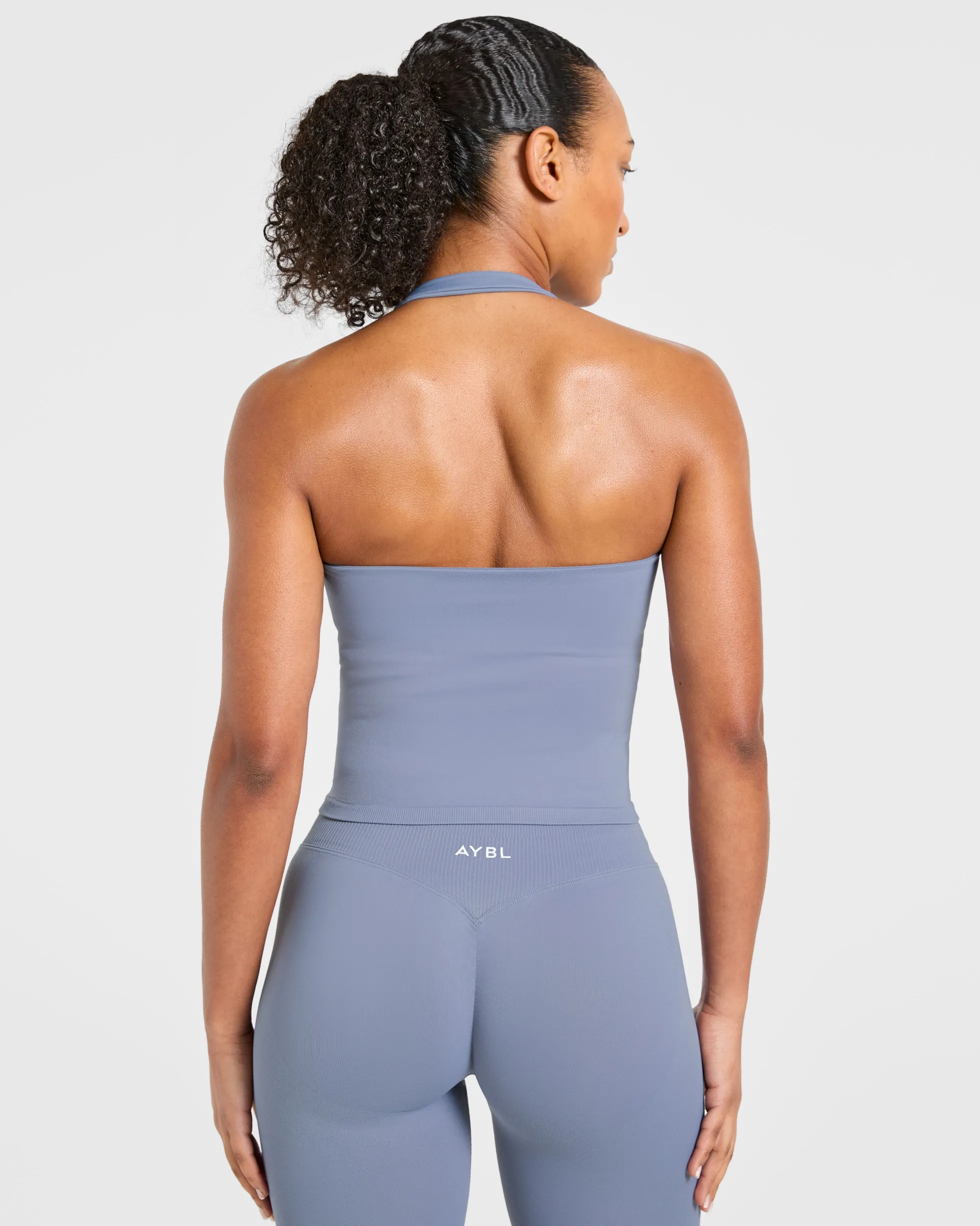 Enhance Seamless Halterneck Top
