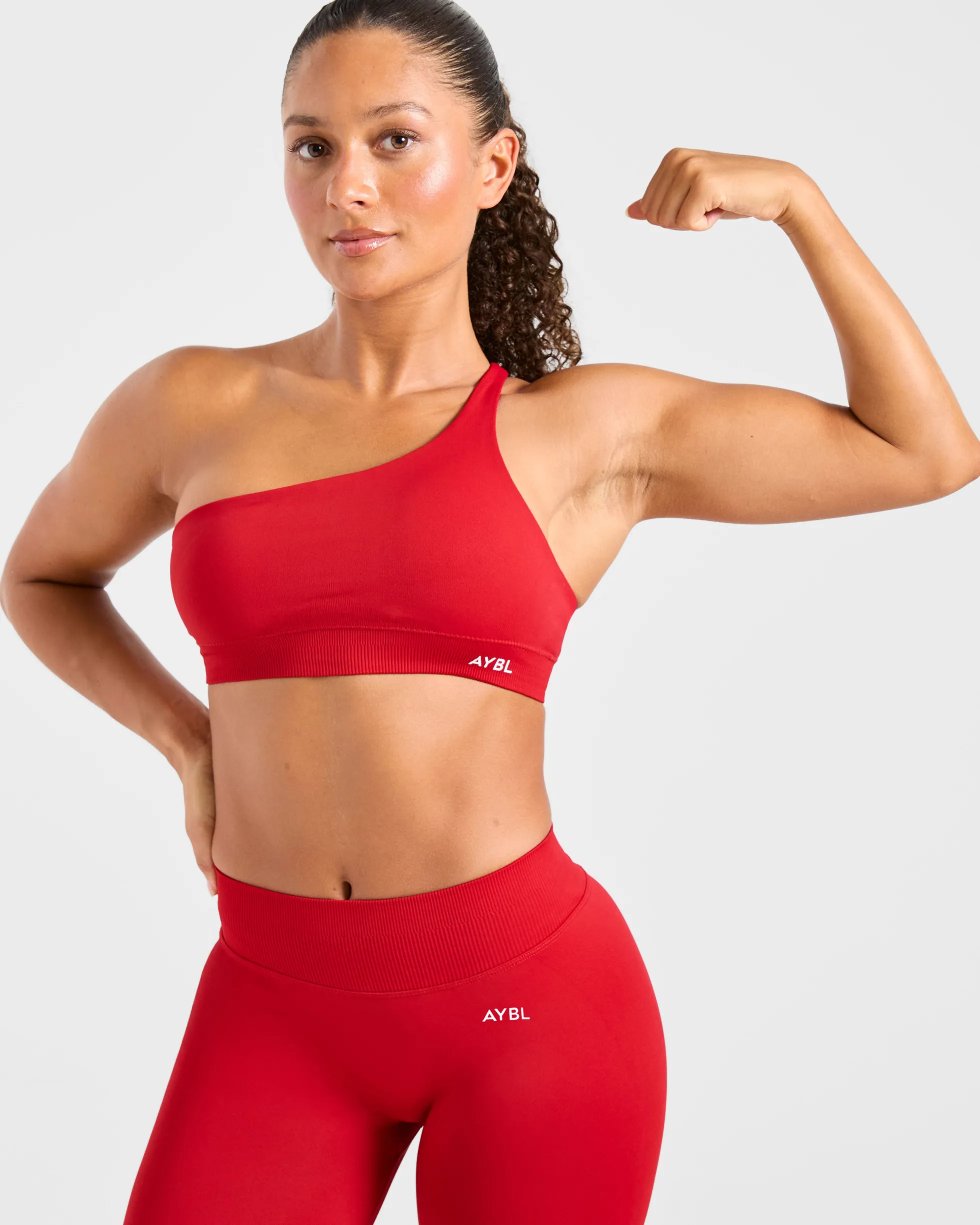 Enhance Seamless One Shoulder Sports Bra