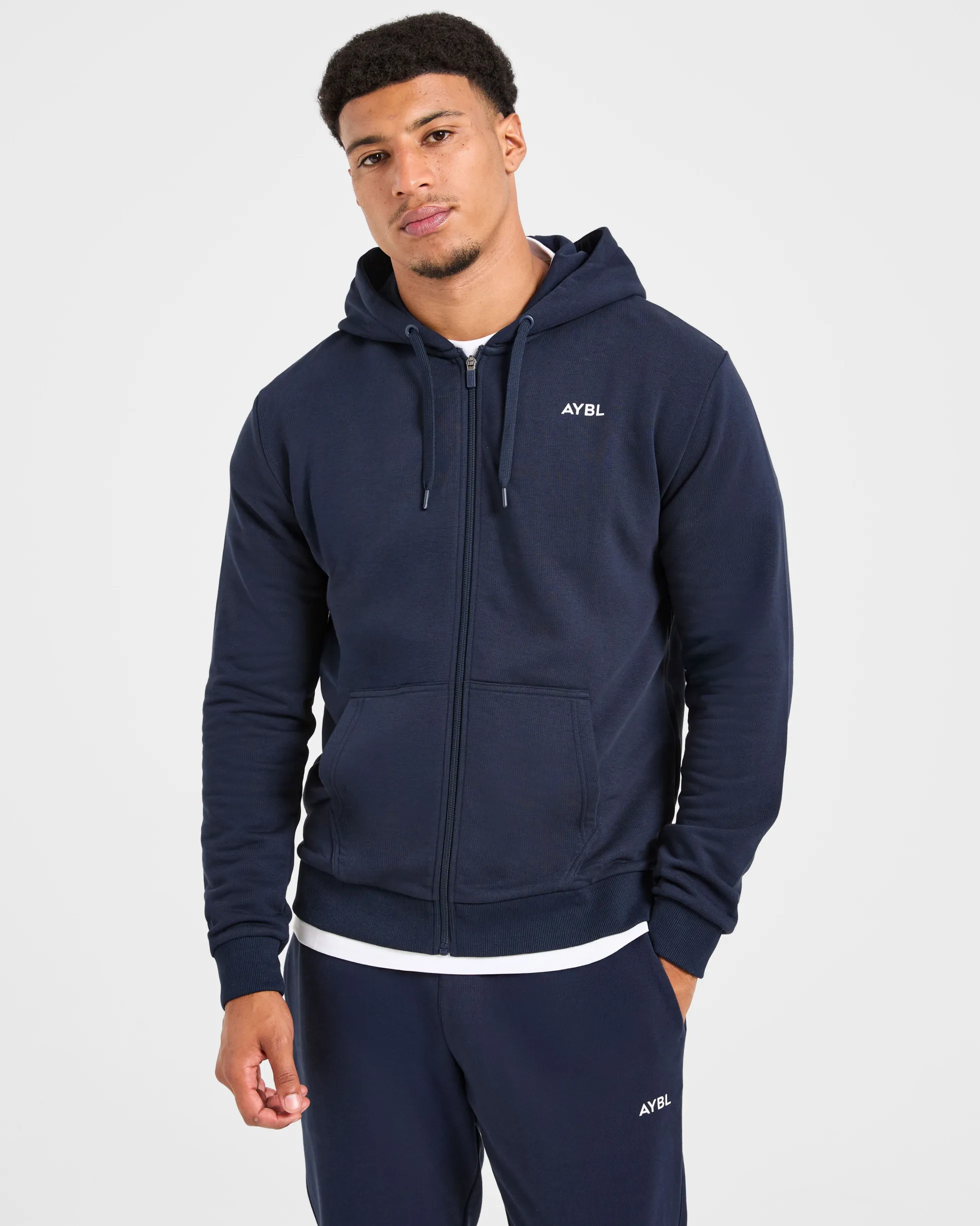 Essential Lightweight Zip Up Hoodie