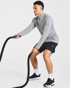 Essential Seamless 1/4 Zip Pullover