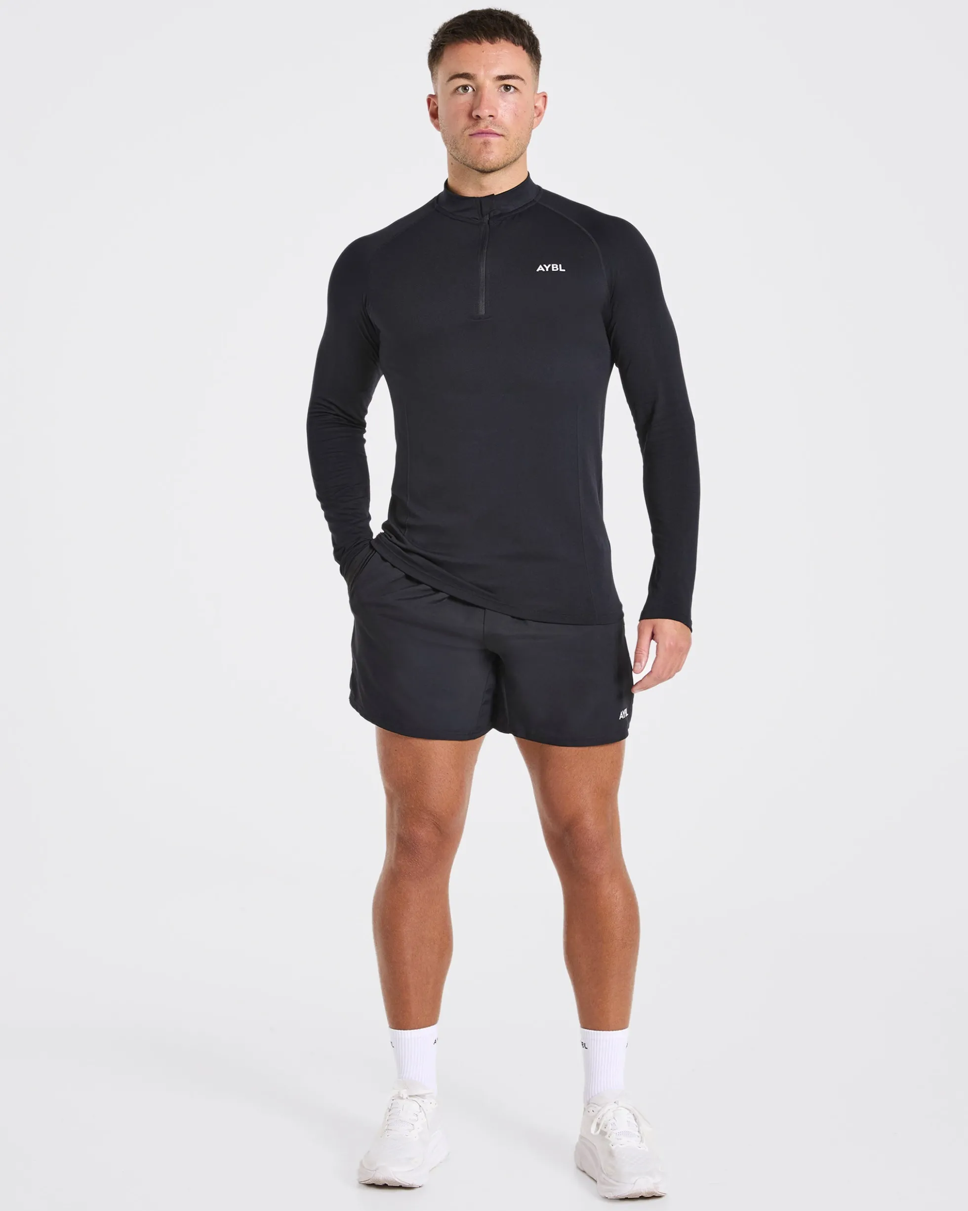 Essential Seamless 1/4 Zip Pullover