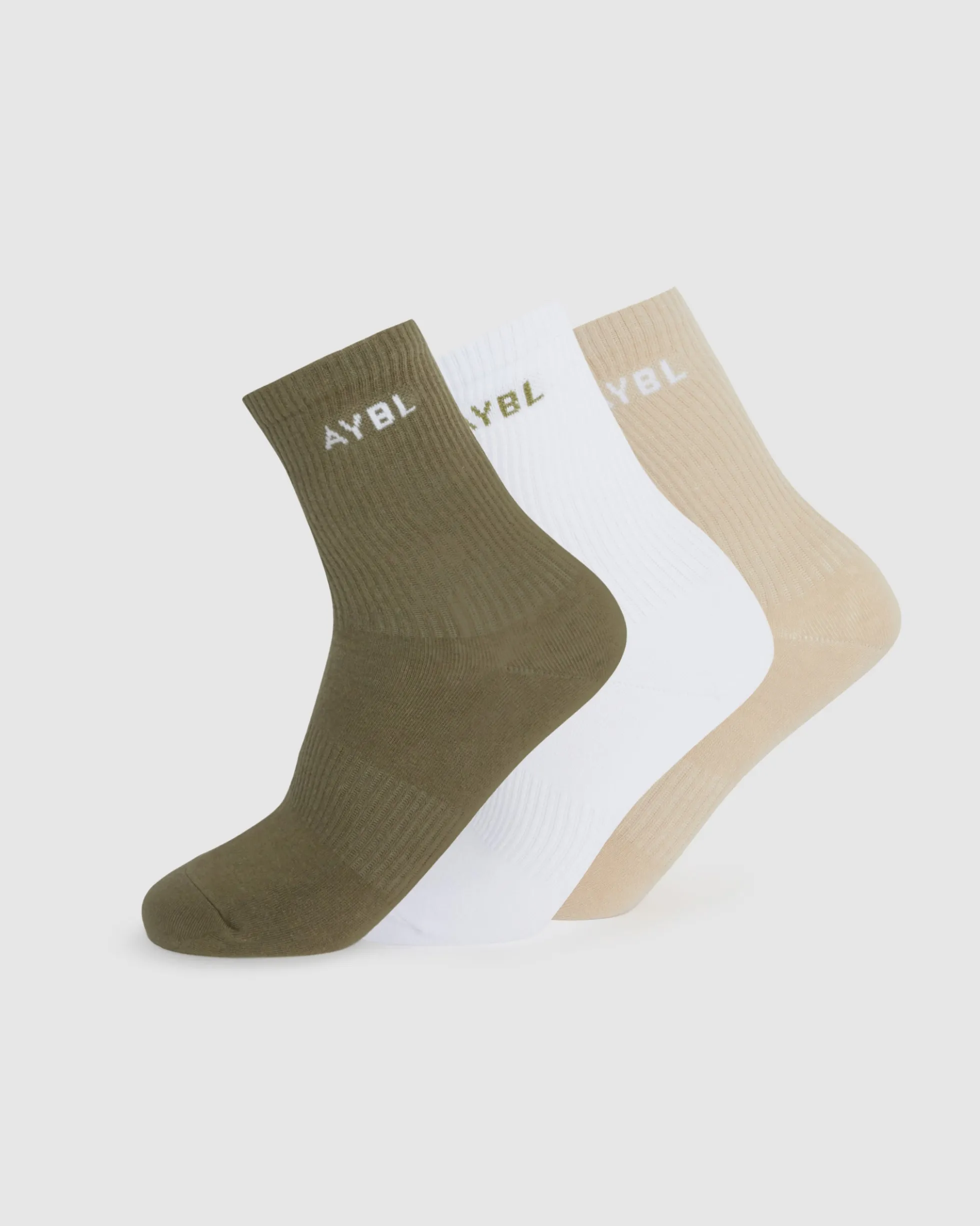 Everyday Crew Socks (3 Pack)
