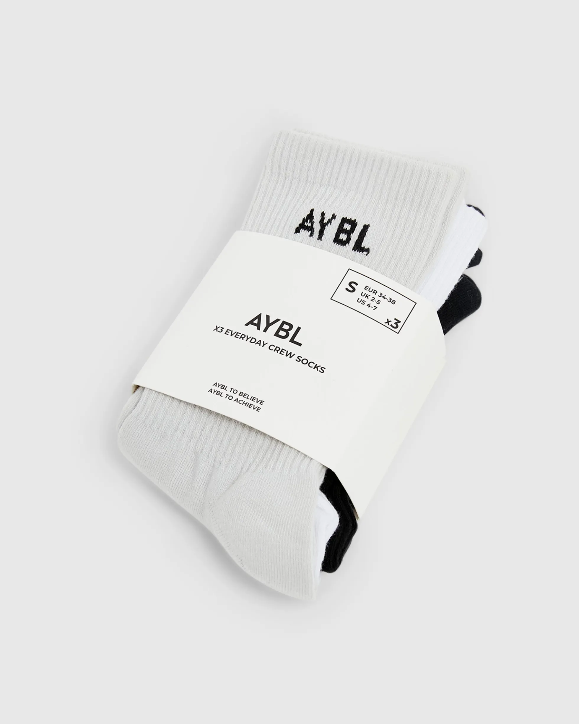 Everyday Crew Socks (3 Pack)