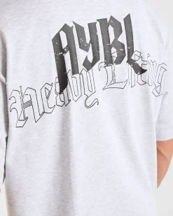 Heavy Lifting Gothic Oversized T Shirt