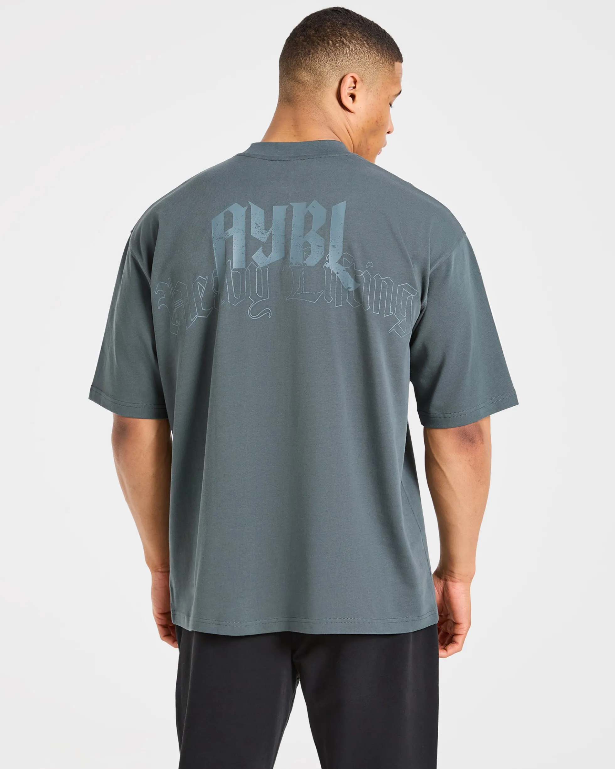 Heavy Lifting Gothic Oversized T Shirt