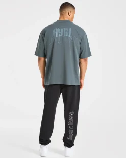Heavy Lifting Gothic Oversized T Shirt
