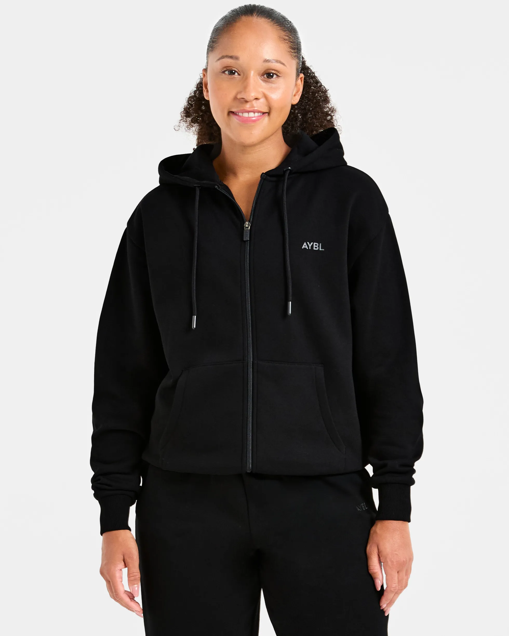 Lifestyle Oversized Zip Up Hoodie