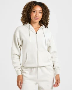 Lifestyle Oversized Zip Up Hoodie