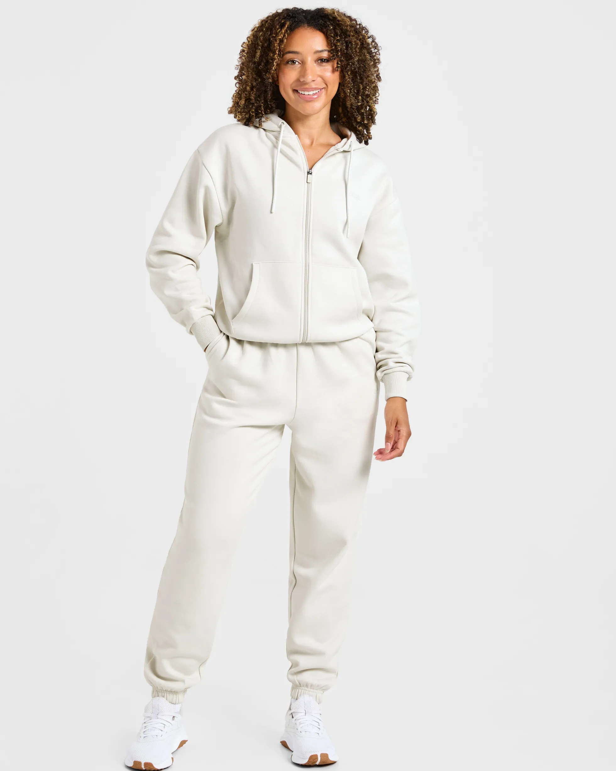 Lifestyle Oversized Zip Up Hoodie