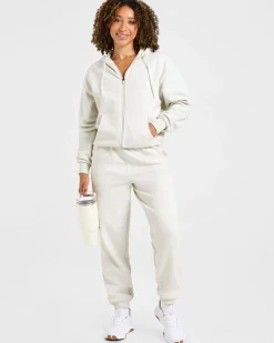 Lifestyle Oversized Zip Up Hoodie