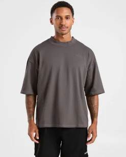 Lift Club Distressed Oversized T Shirt