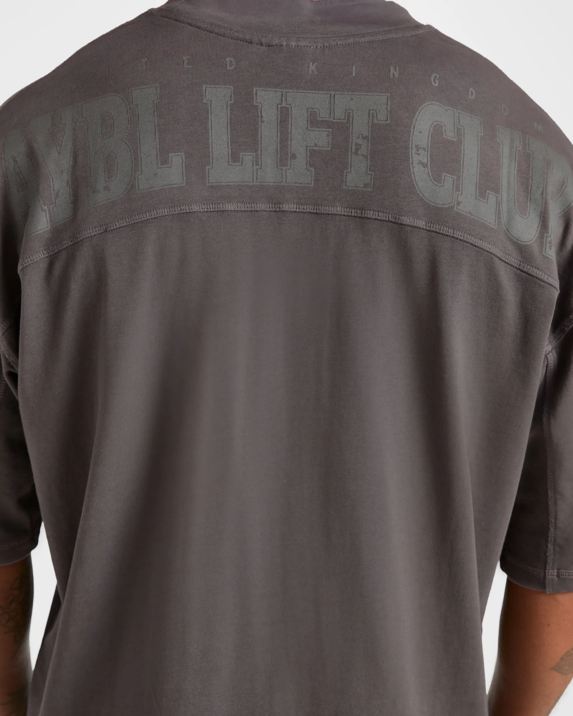Lift Club Distressed Oversized T Shirt