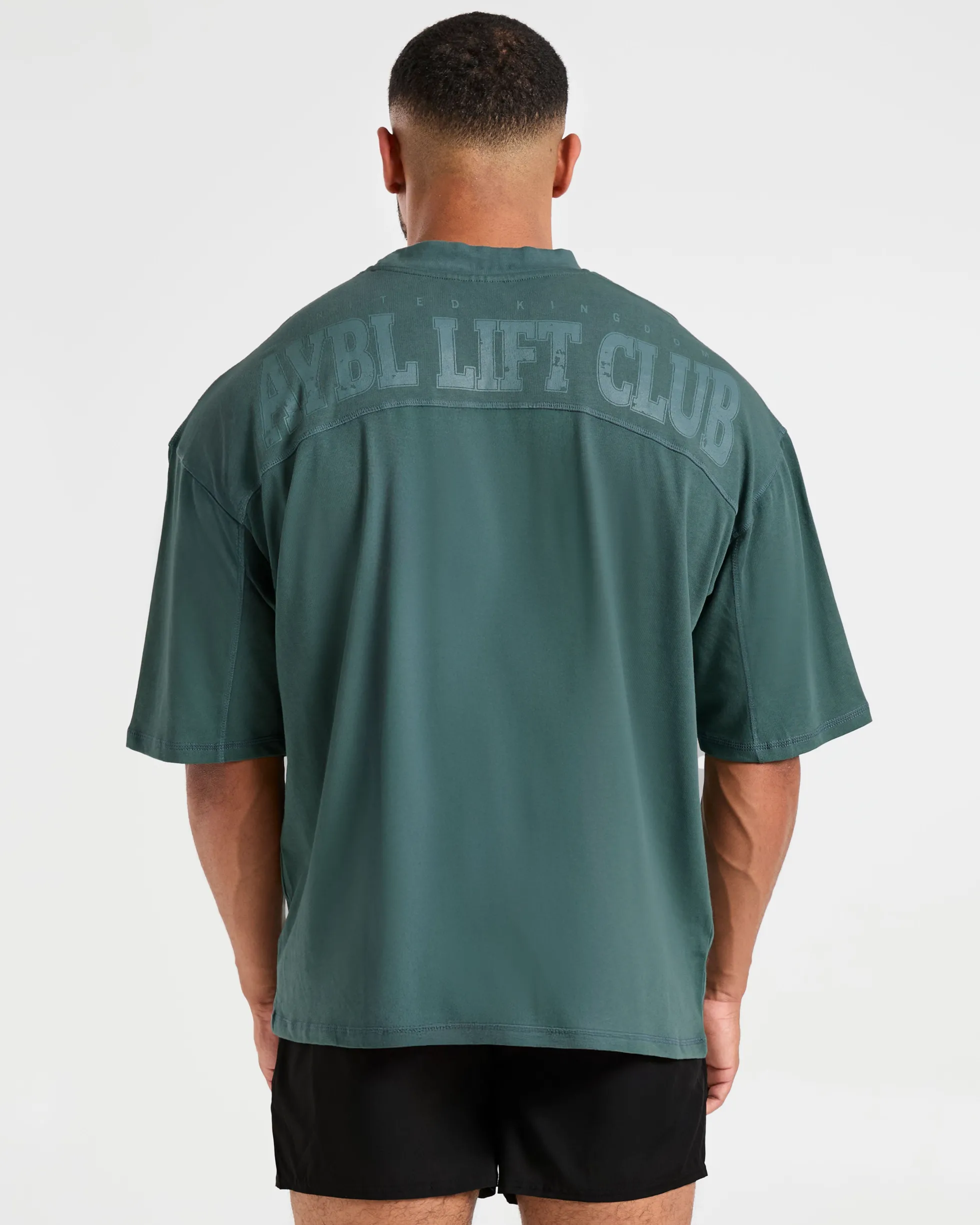 Lift Club Distressed Oversized T Shirt