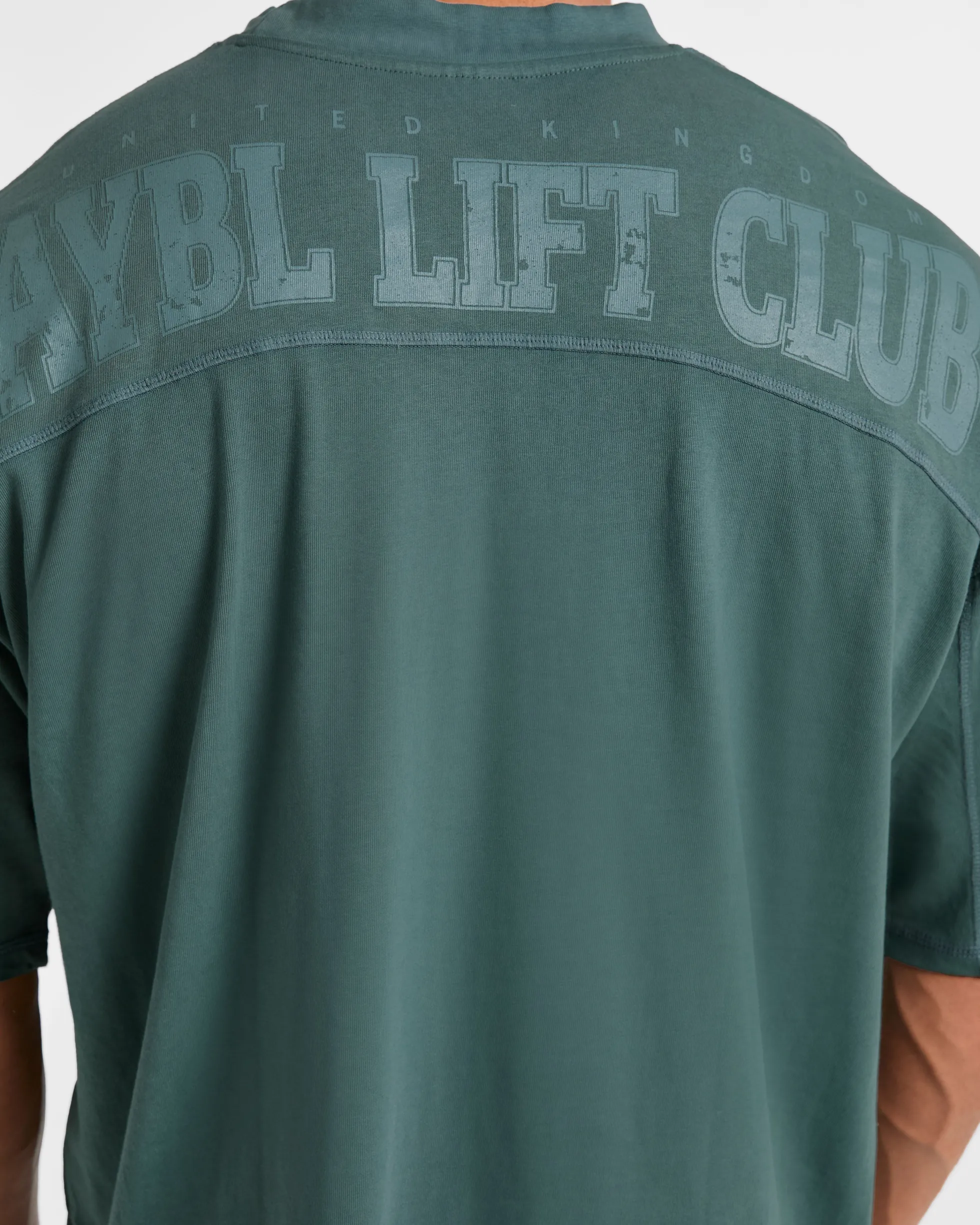 Lift Club Distressed Oversized T Shirt