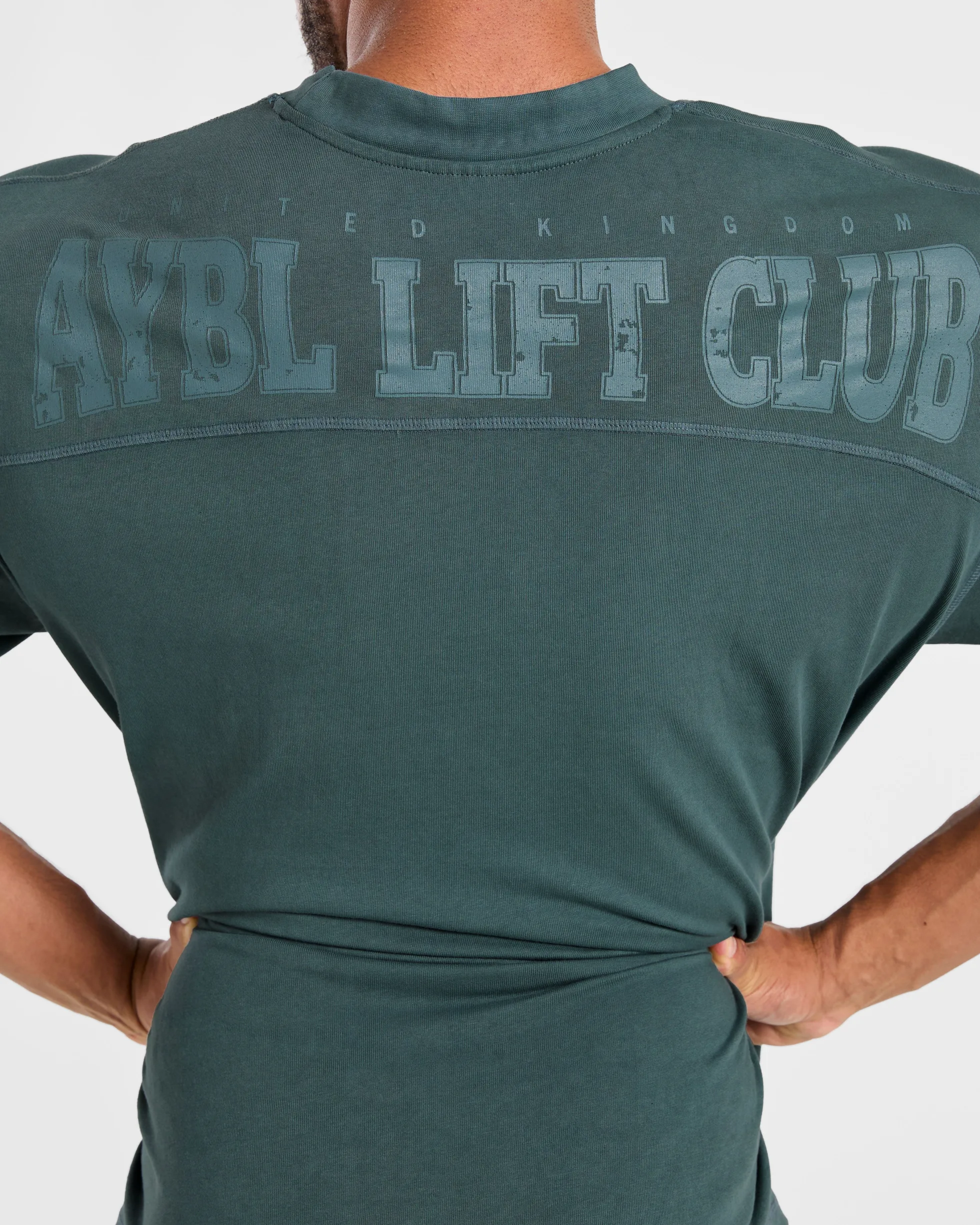 Lift Club Distressed Oversized T Shirt
