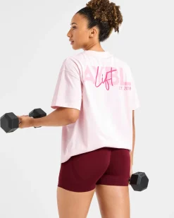 Lift Graphic Oversized T Shirt