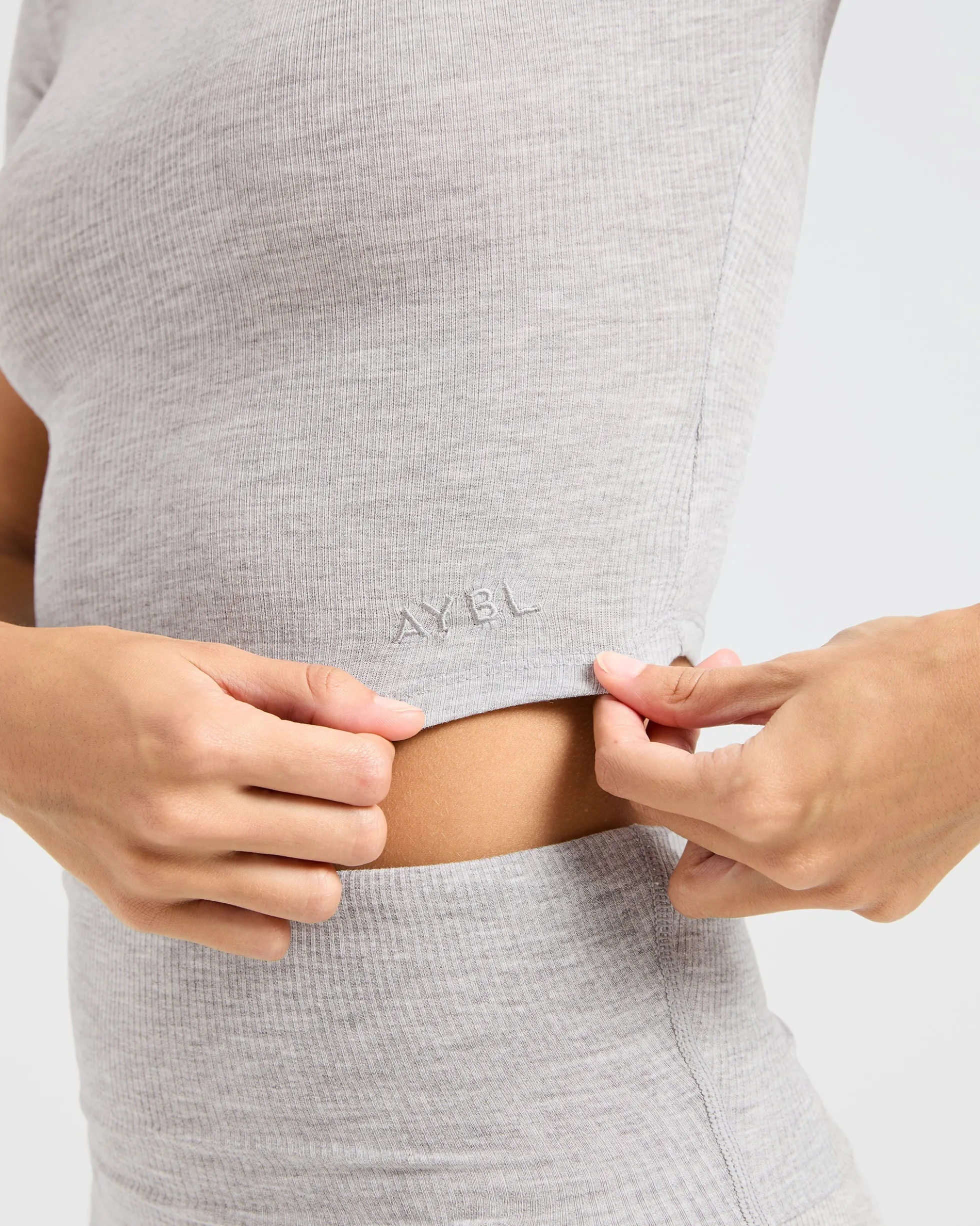 Lounge Ribbed T Shirt