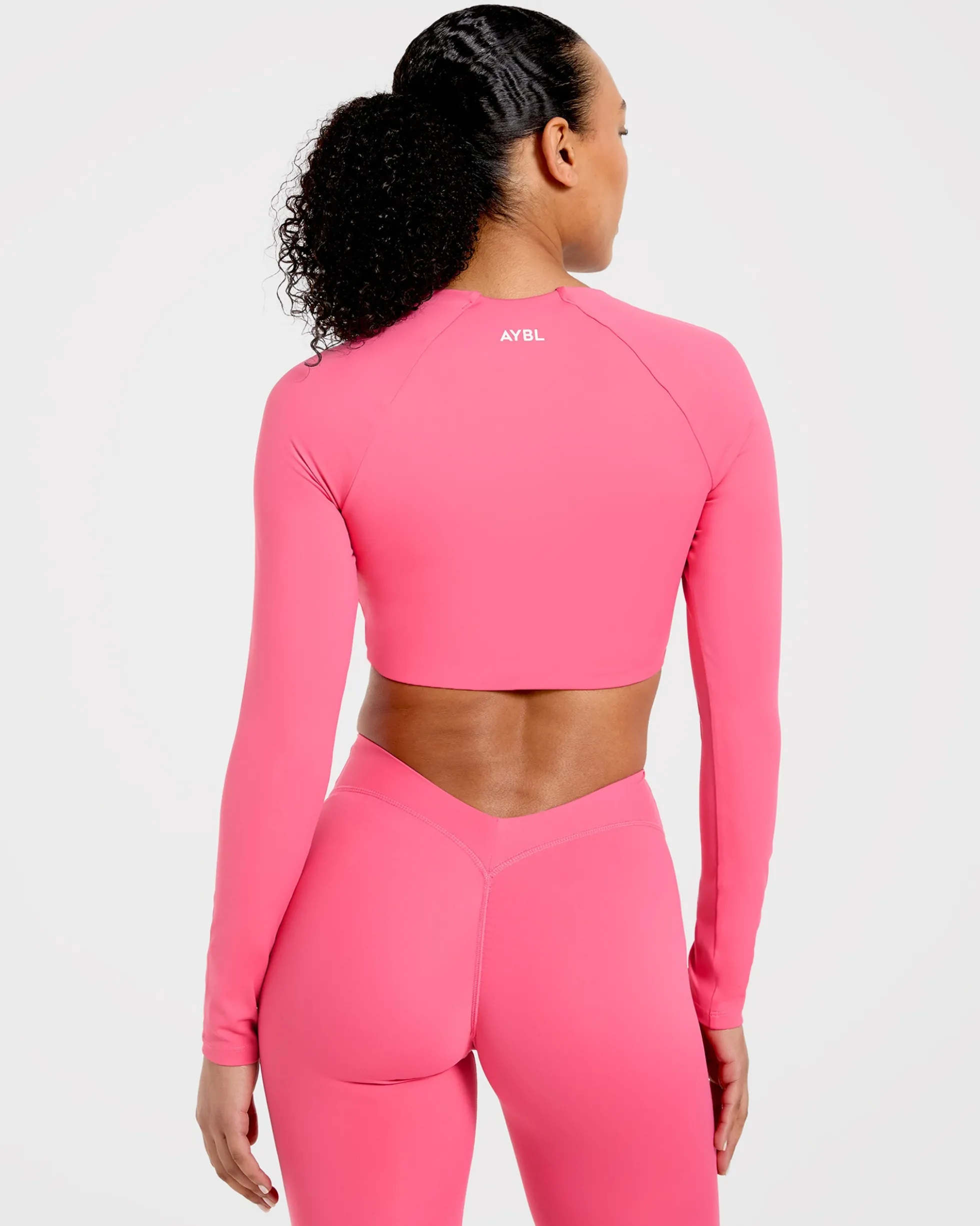 Physique Long Sleeve Crop Top