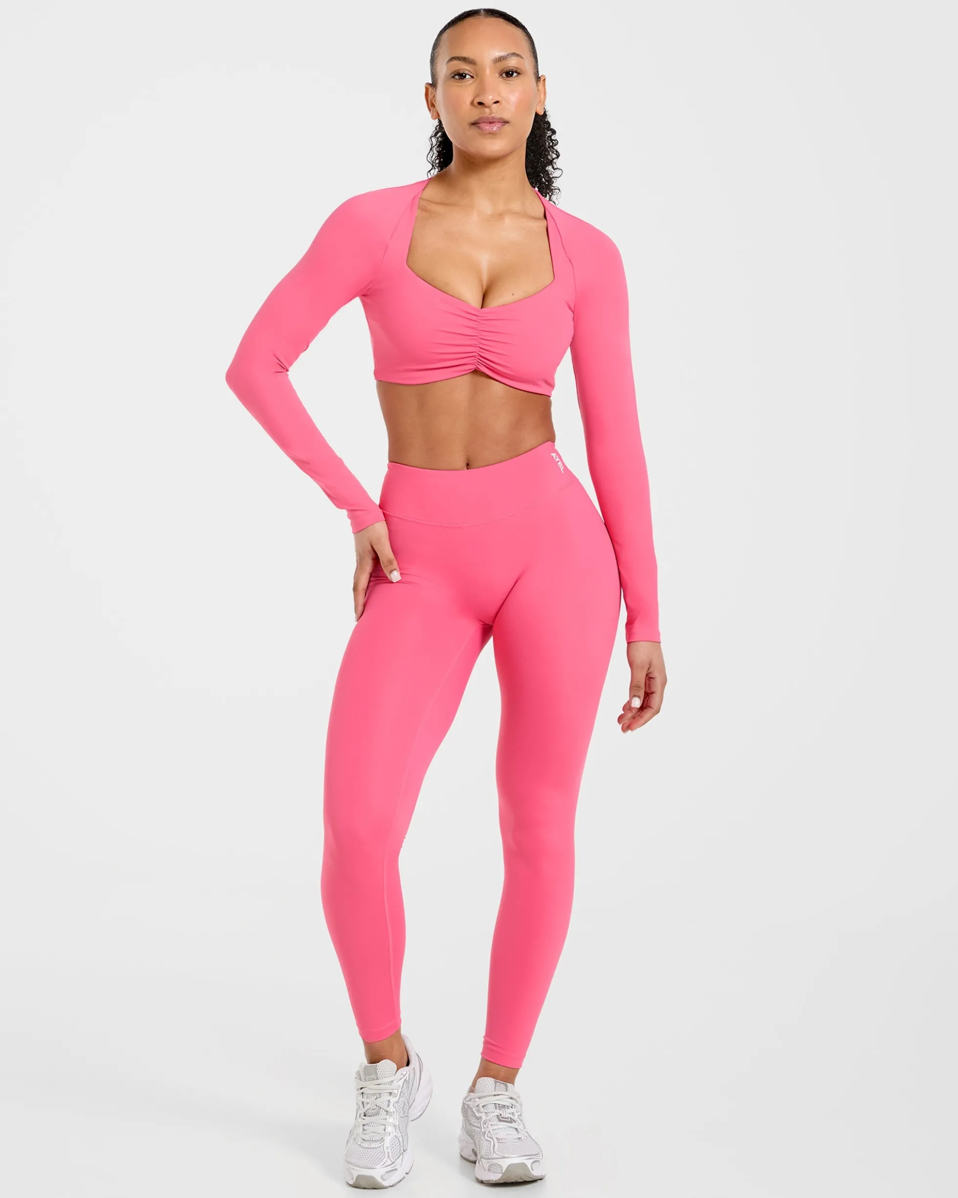 Physique Long Sleeve Crop Top