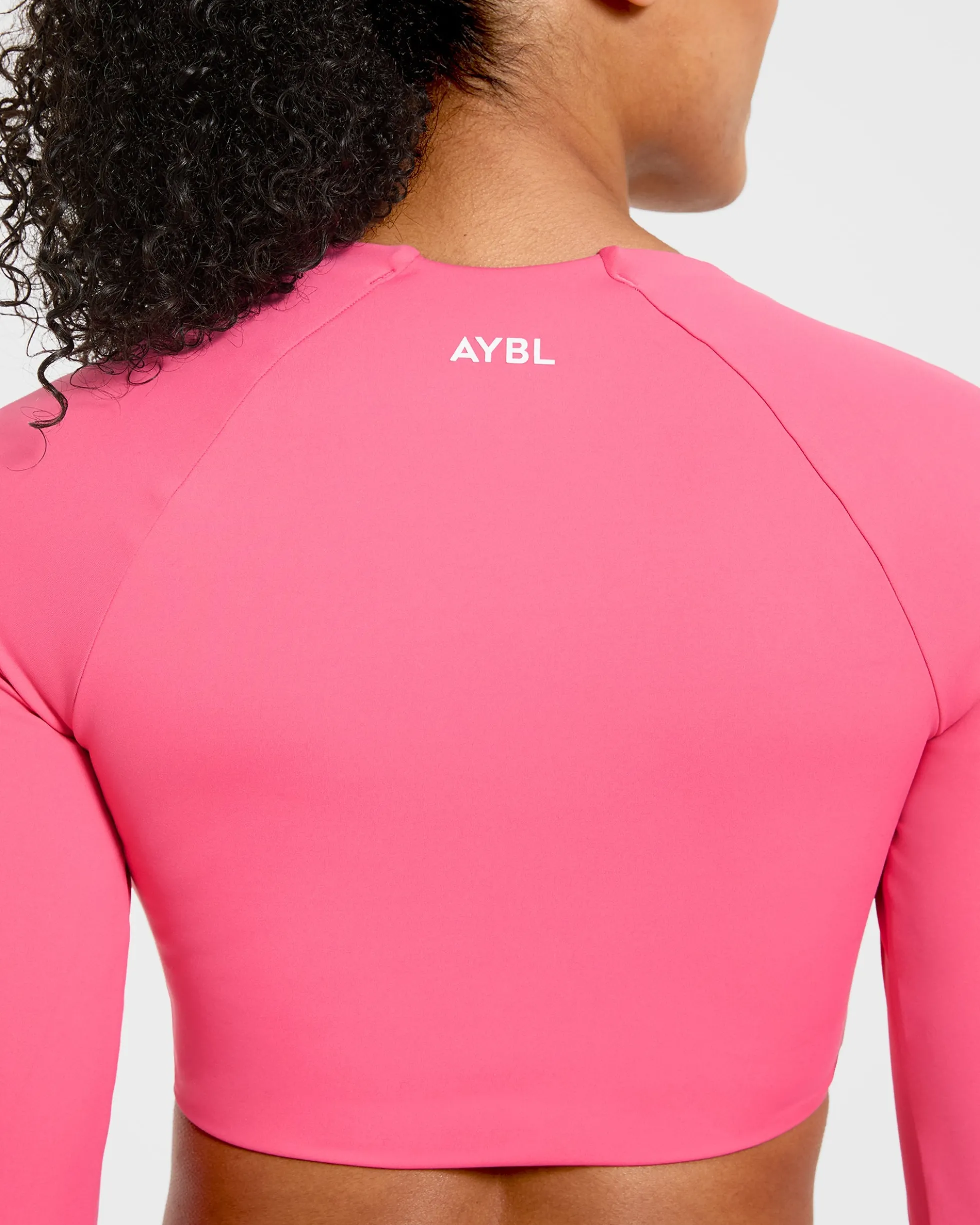 Physique Long Sleeve Crop Top