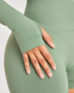 Power Seamless Long Sleeve Crop Top