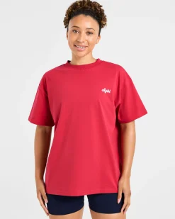 Retro Athletics Club Oversized T Shirt