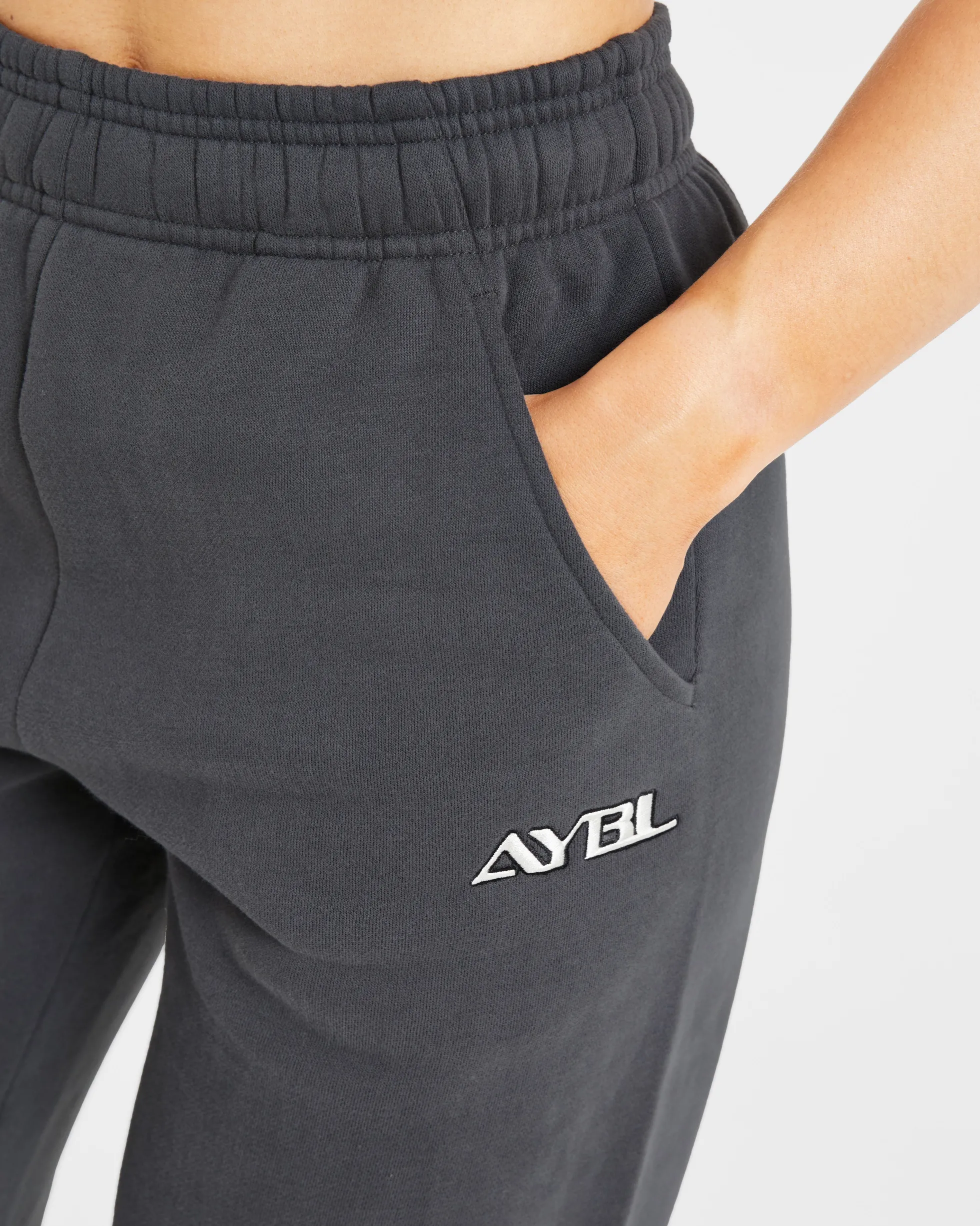 Retro Embroidered Oversized Joggers