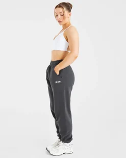 Retro Embroidered Oversized Joggers