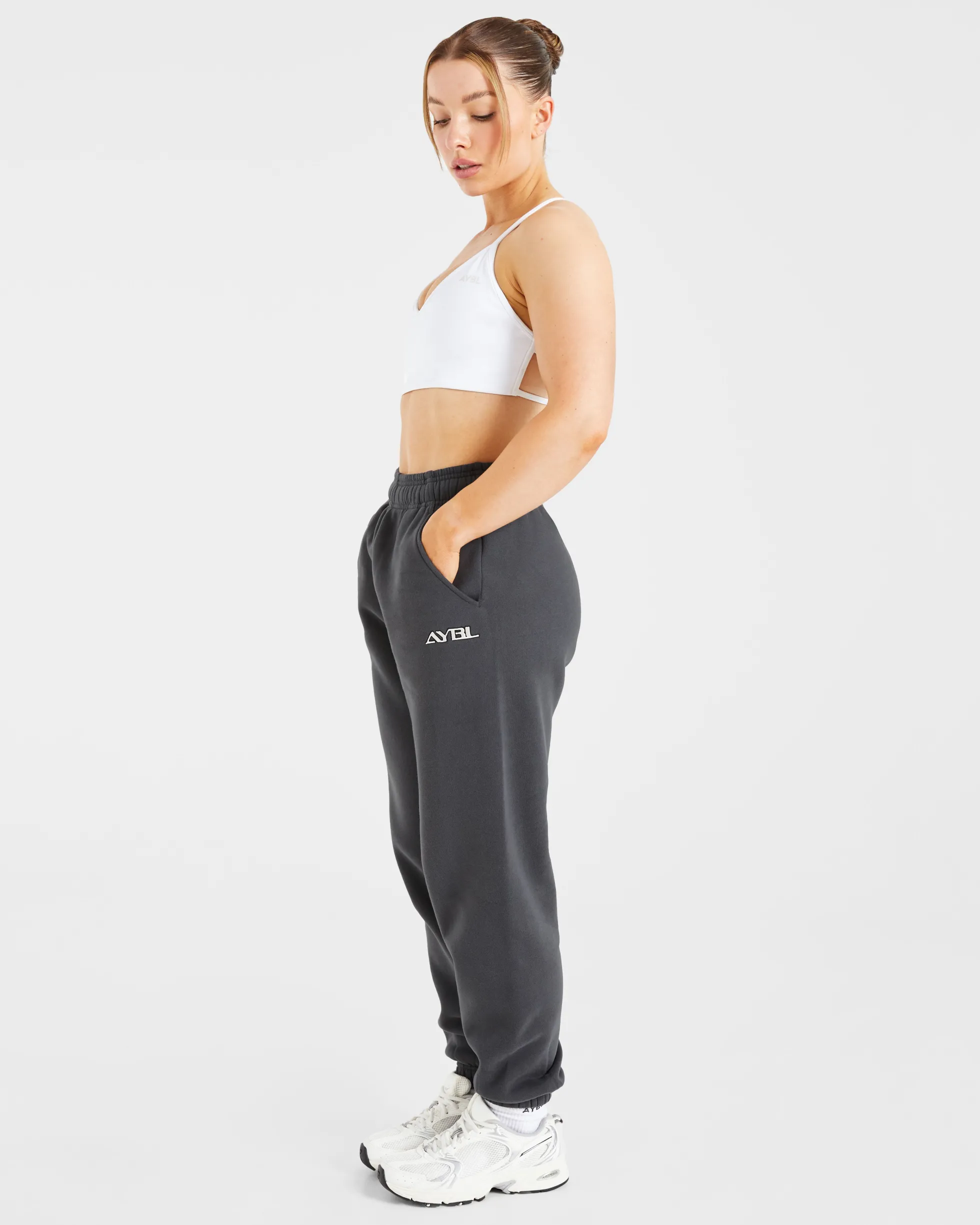 Retro Embroidered Oversized Joggers