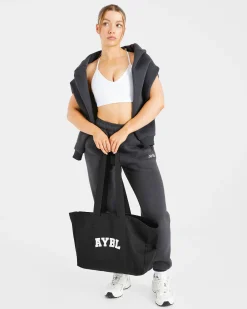 Retro Embroidered Oversized Joggers