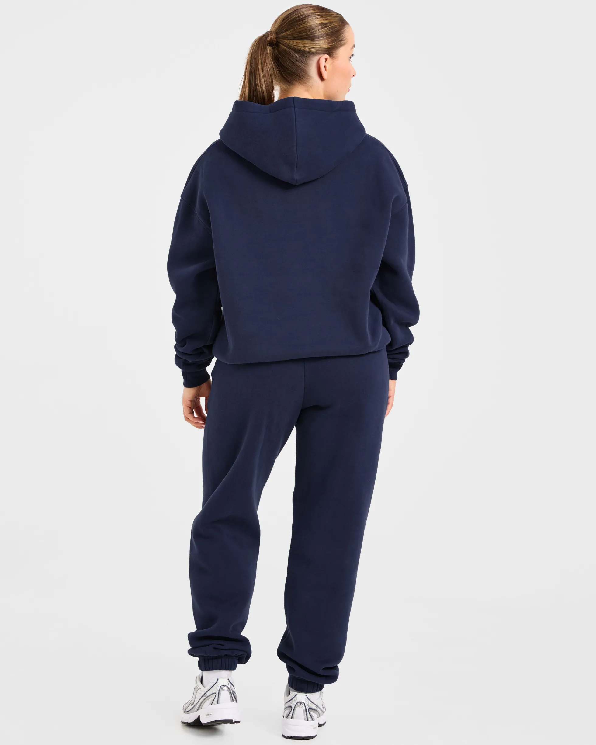 Retro Embroidered Oversized Hoodie