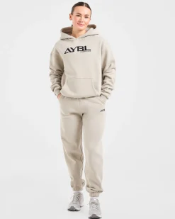 Retro Embroidered Oversized Hoodie