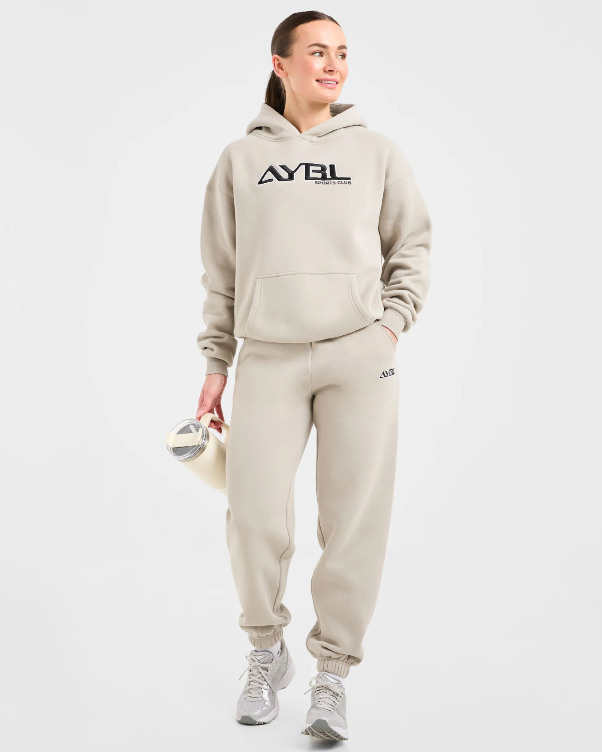 Retro Embroidered Oversized Hoodie