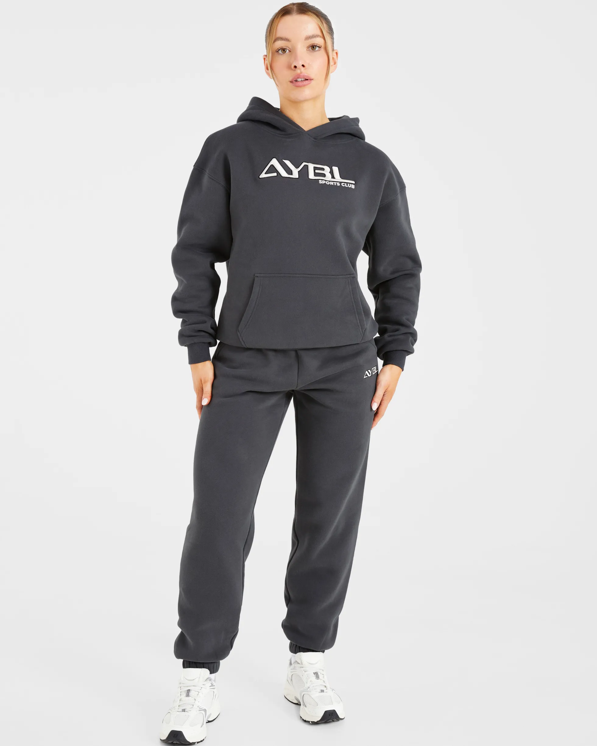 Retro Embroidered Oversized Hoodie
