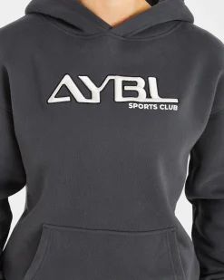 Retro Embroidered Oversized Hoodie