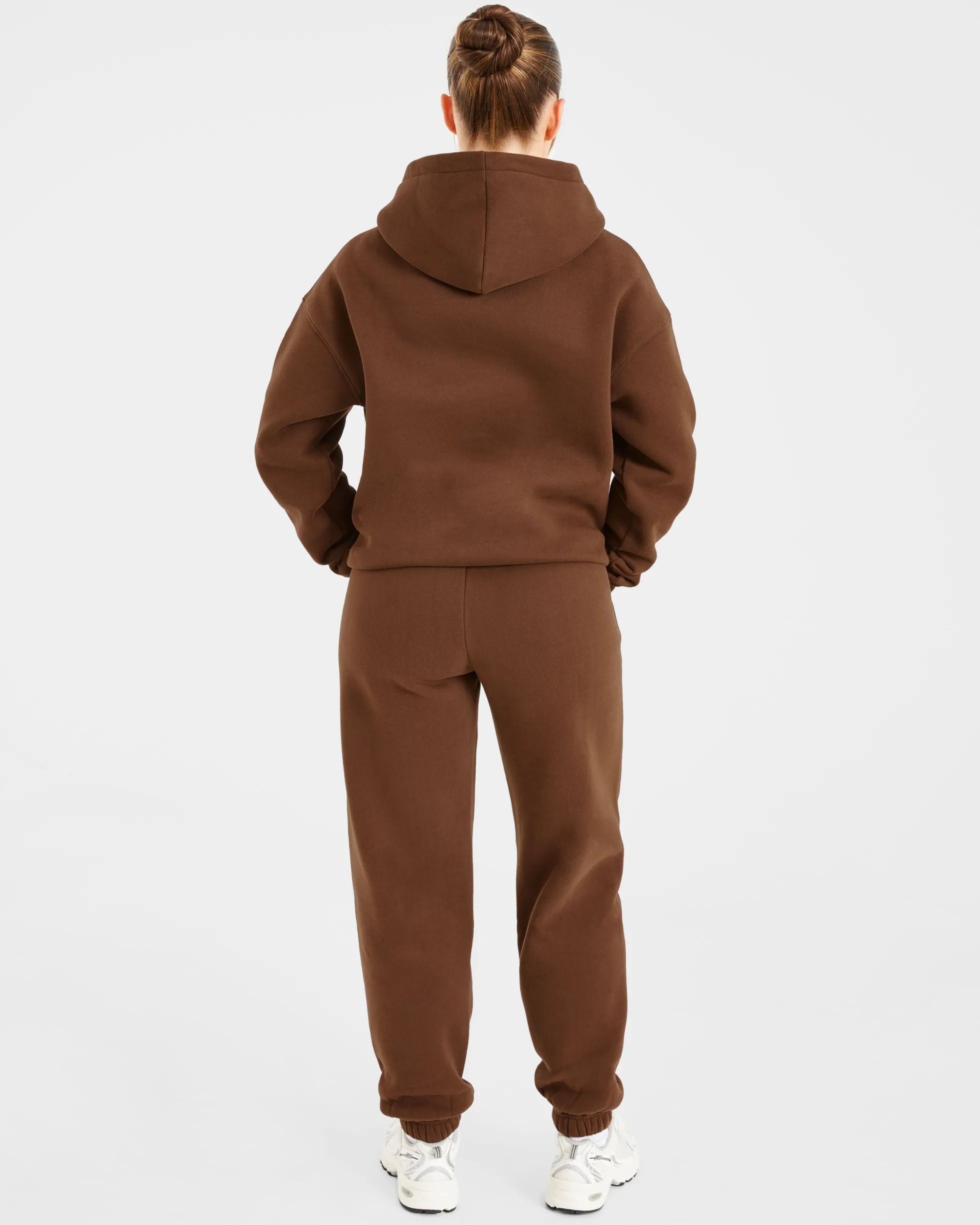 Retro Embroidered Oversized Hoodie