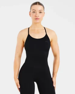Sculpt Backless Flared All In One
