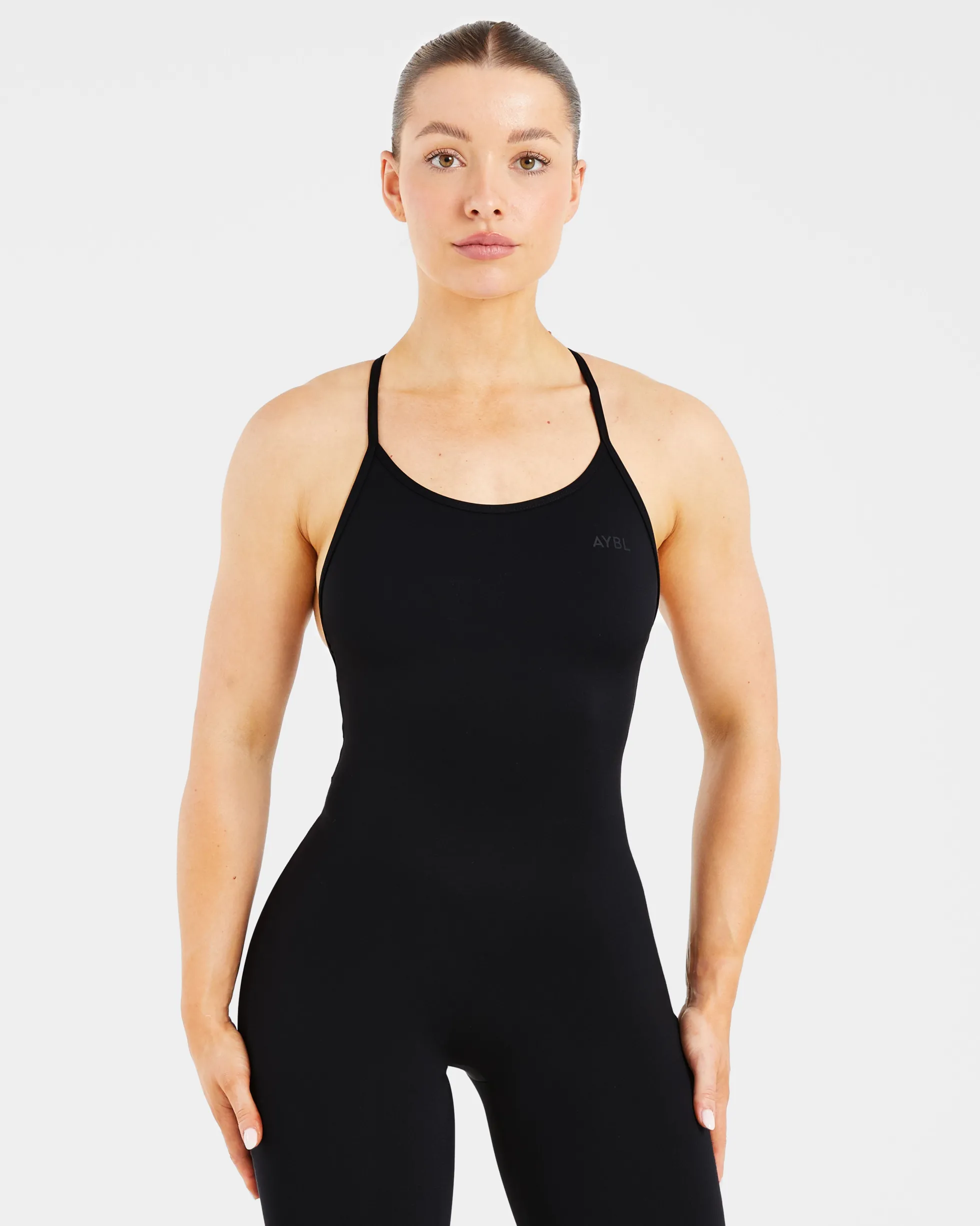 Sculpt Backless Flared All In One