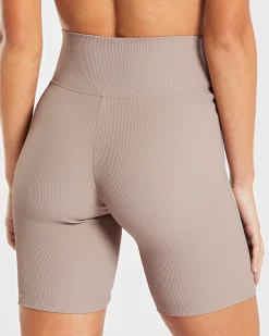 Sculpt Ribbed Cycling Shorts